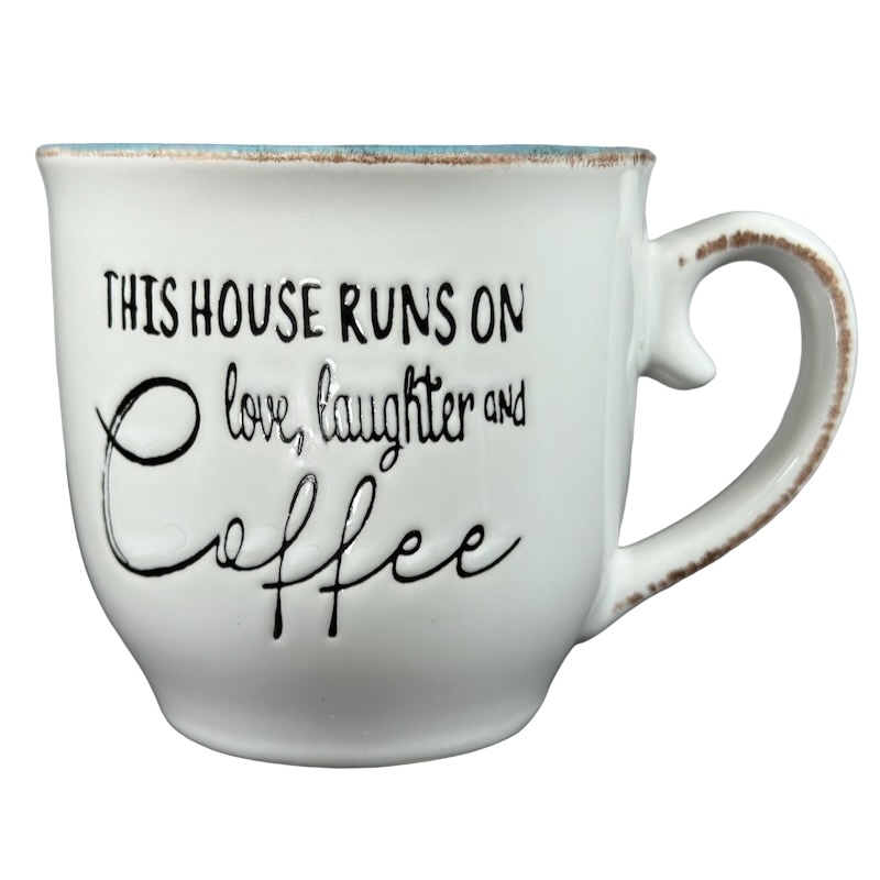 This House Runs On Love Laughter And Coffee Wax Warmer Mug Scentsy