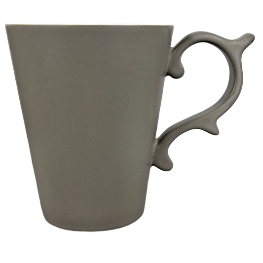 Rococo Scroll Handle Slate Gray Mug Starbucks Tazo