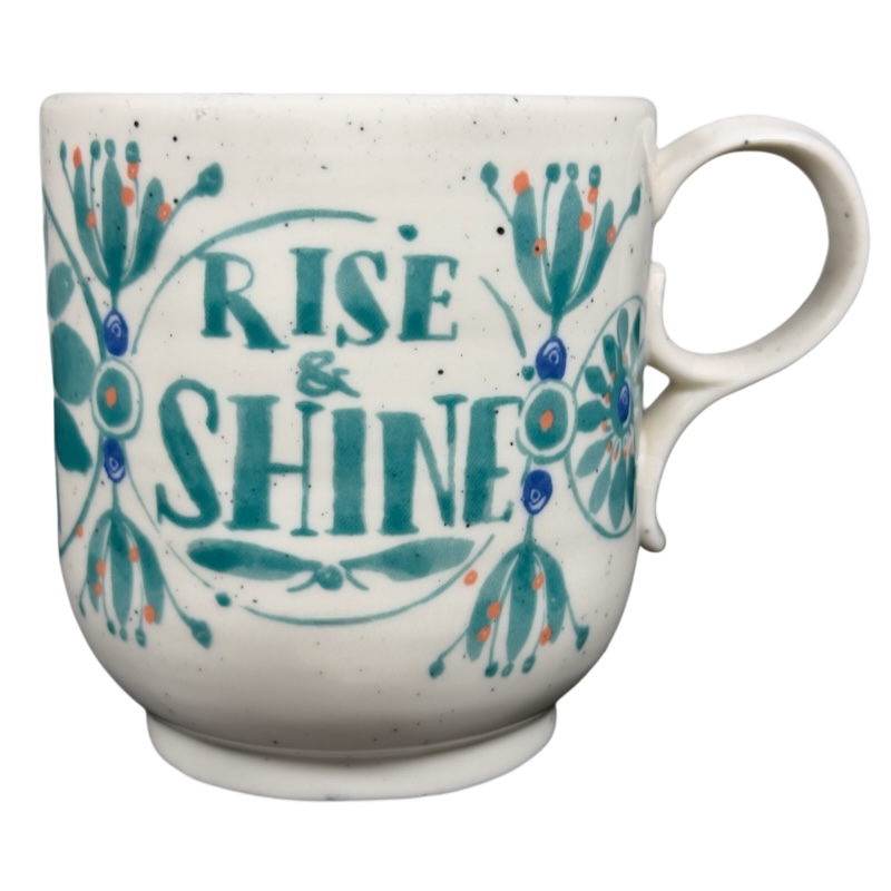 Rise & Shine Elevenses Speckled Mug Anthropologie