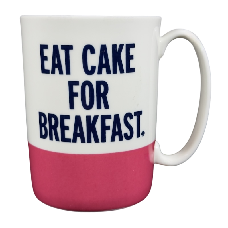 Kate Spade Things We Love Eat Cake For Breakfast Mug Lenox