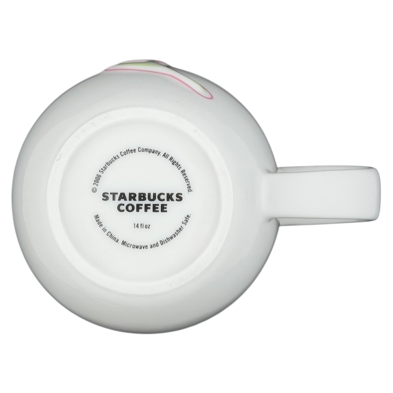 Pink Tulip Embossed 14oz Mug 2006 Starbucks – Mug Barista