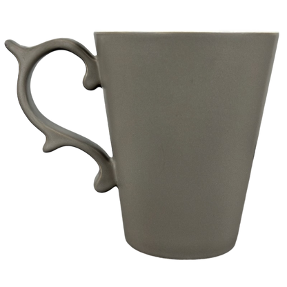 Rococo Scroll Handle Slate Gray Mug Starbucks Tazo