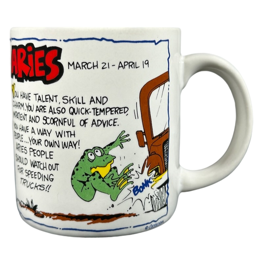 Frog Astrology Aries March 21-April 19 Mug Contenova