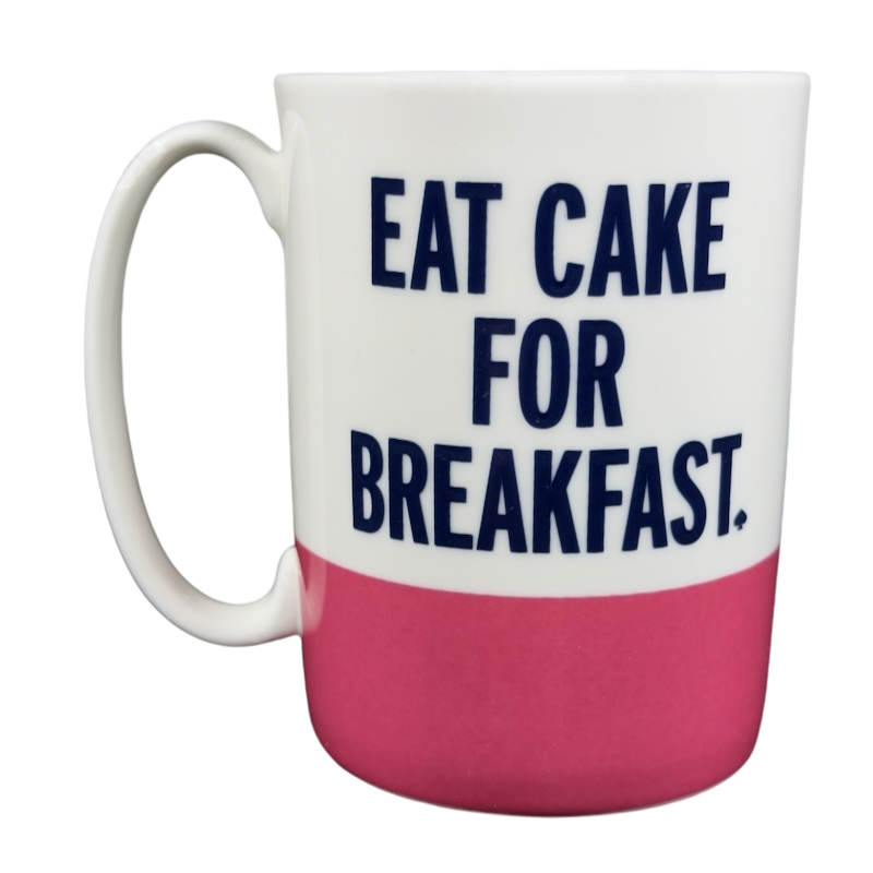 Kate Spade Things We Love Eat Cake For Breakfast Mug Lenox