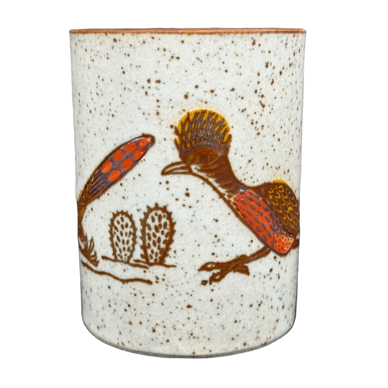 Roadrunner Cactus Speckled Mug Otagiri