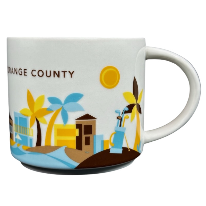 You Are Here Collection Orange County 14oz Mug 2014 Starbucks