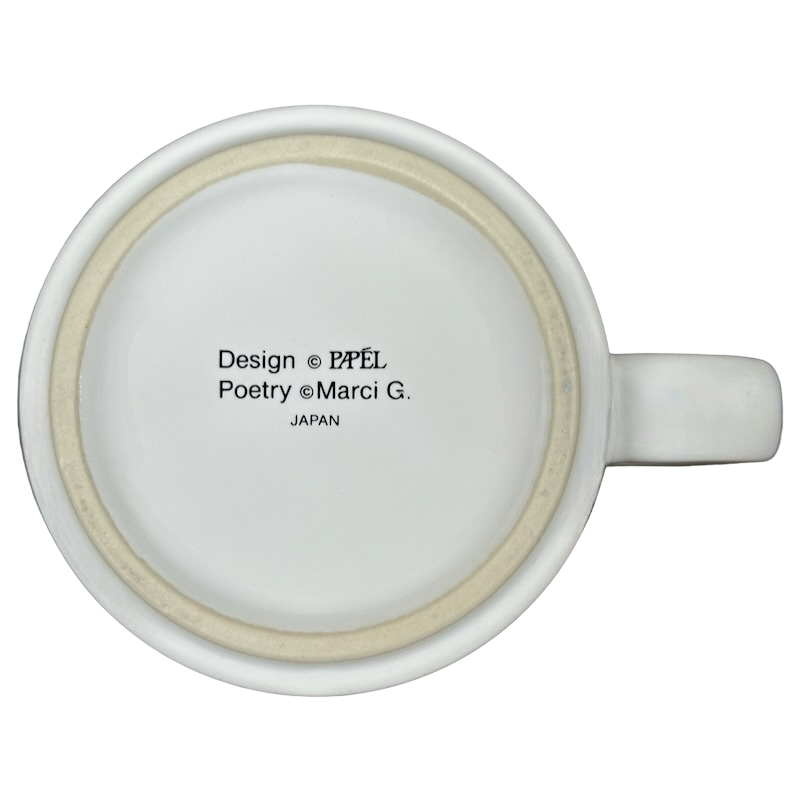 JAMES Poetry Name Light Blue Interior Mug Papel