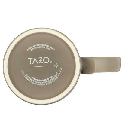 Rococo Scroll Handle Slate Gray Mug Starbucks Tazo