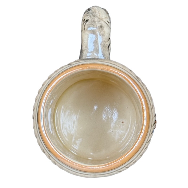 Six Flags 3D Embossed Log Flume & Train Mug Stein