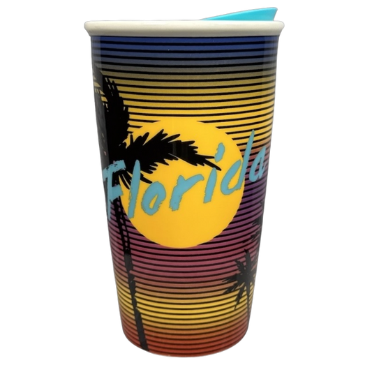 Florida Sunset And Palm Trees 12oz Tumbler 2016 Starbucks