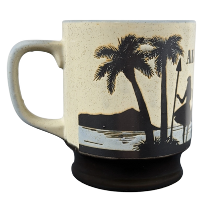 Aloha Kauai Vintage Etched Mug