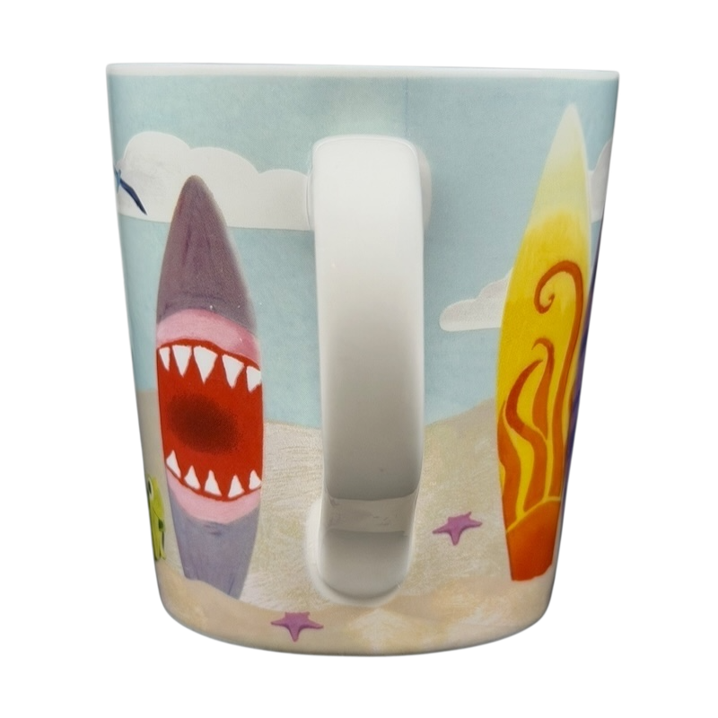 Hawaii Surfboards And Beach Mug 2010 Starbucks