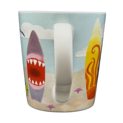 Hawaii Surfboards And Beach Mug 2010 Starbucks
