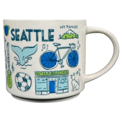 Been There Series Across The Globe Collection Seattle 14oz Mug 2018 Starbucks