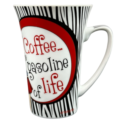 Coffee The Gasoline Of Life Retro Collection Tall Mug American Atelier