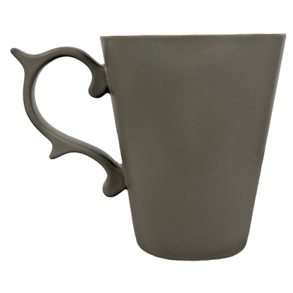 Rococo Scroll Handle Slate Gray Mug Starbucks Tazo