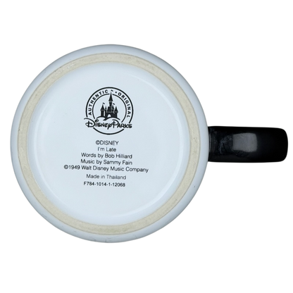 Alice In Wonderland We're All Simply Mad About Tea I'm Late For A Very Important Date Quotes Mug Disney Parks