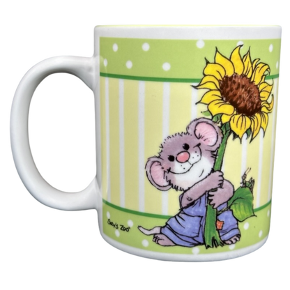 Suzy's Zoo Herkimer Finds A Sunflower Suzy Spafford Collectible Mug