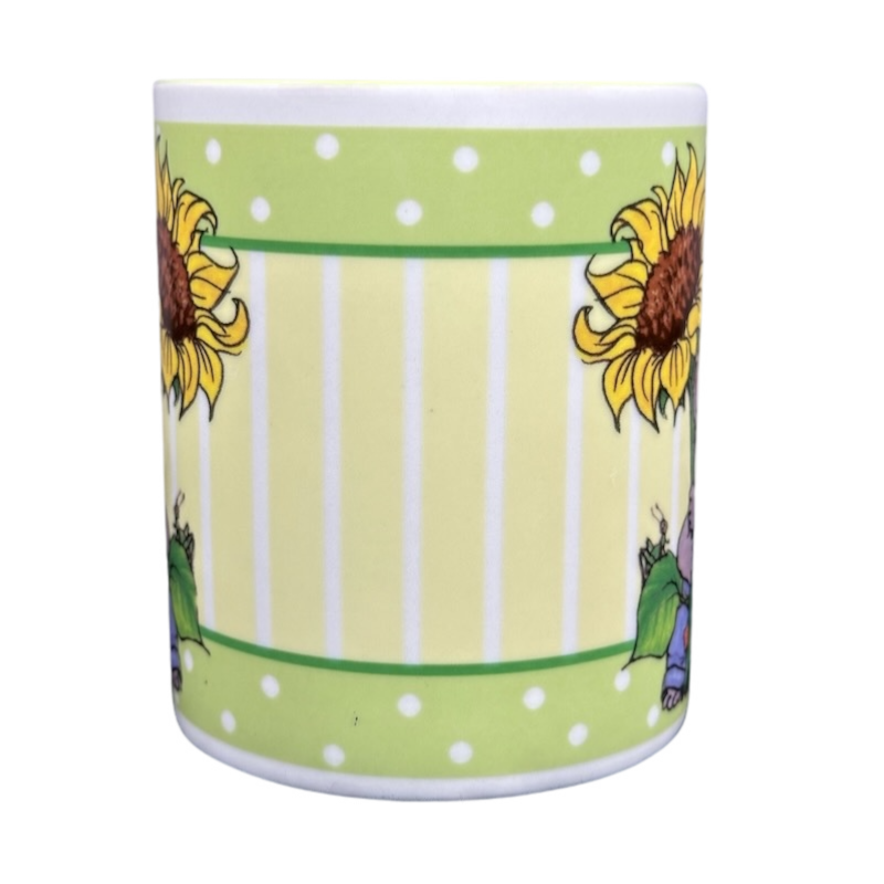 Suzy's Zoo Herkimer Finds A Sunflower Suzy Spafford Collectible Mug