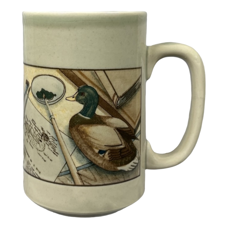 Topography Of A Duck Large Mug Otagiri