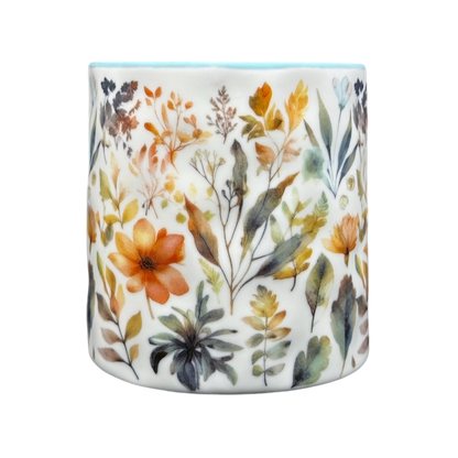 Bella Stamp Floral Dimpled Mug 10 Strawberry Street