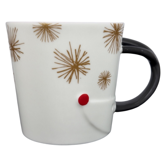 Rudolph The Red Nose Reindeer Antlers Handle Mug 2015 Starbucks