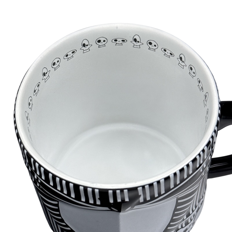 Jack Skellington The Nightmare Before Christmas Embossed Bow Tie Striped Mug Disney Parks