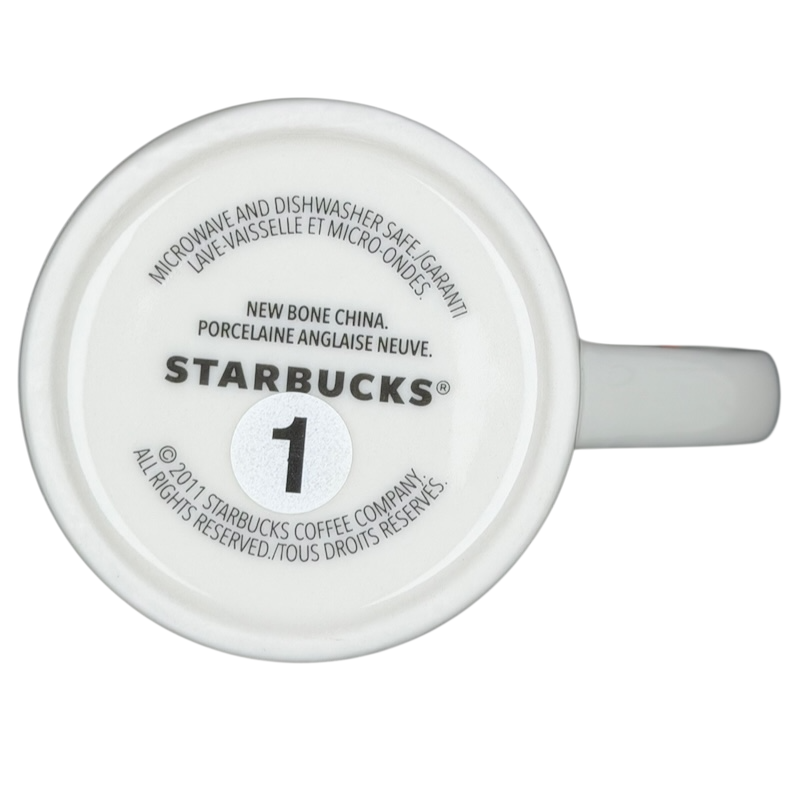 Children Ice Skating And Boy With Dog Sledding Airplane On Handle 8oz Mug 2011 Starbucks