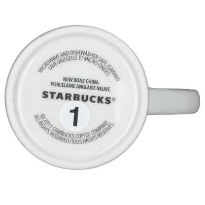 Children Ice Skating And Boy With Dog Sledding Airplane On Handle 8oz Mug 2011 Starbucks