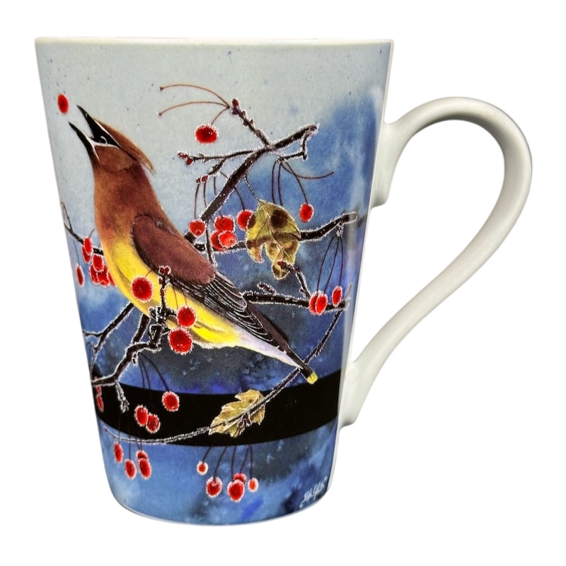 The Cornell Lab Of Ornithology Cedar Waxwing By Ann-Kathrin Wirth Mug