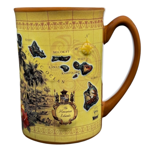 The Hawaiian Islands Embossed Mug Island Heritage