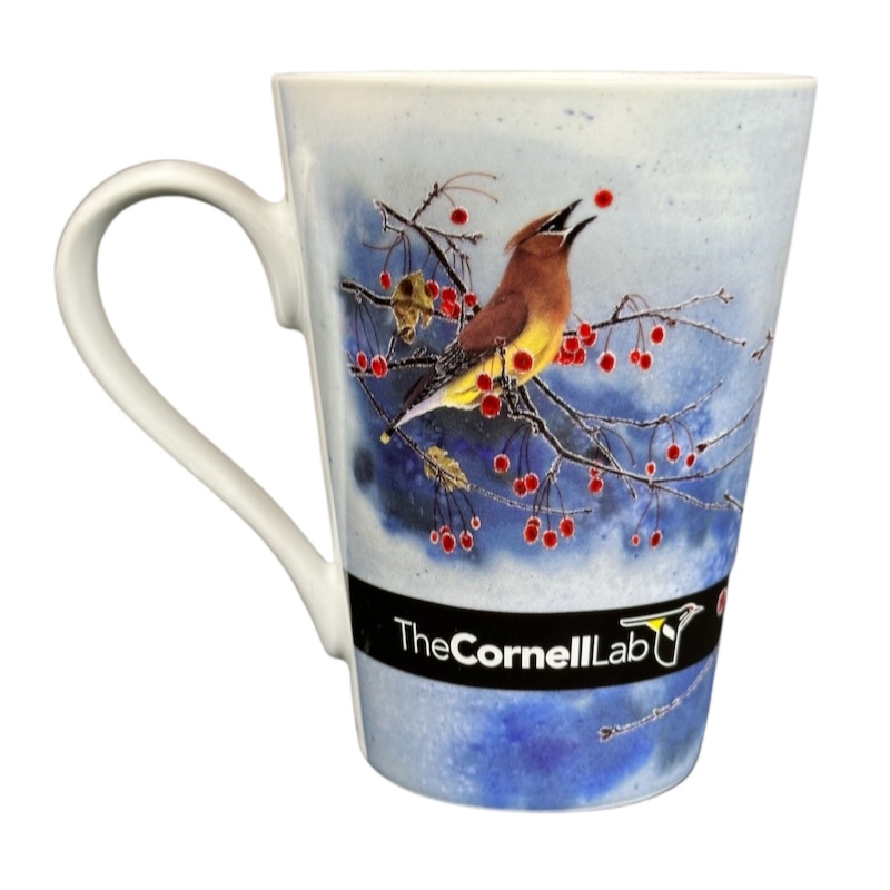 The Cornell Lab Of Ornithology Cedar Waxwing By Ann-Kathrin Wirth Mug