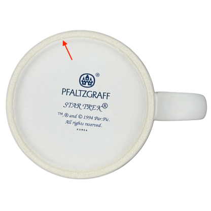 Star Trek The Next Generation U.S.S. Enterprise NCC-1701-D Mug Pfaltzgraff