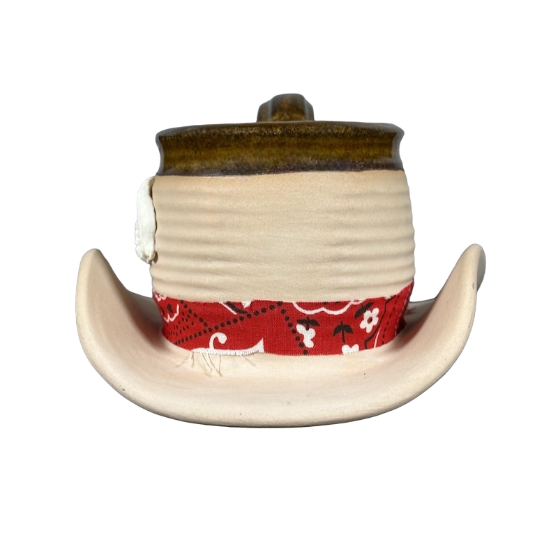 Cowboy Hat With Bandana And Feather 3D Mug Muddy Waters