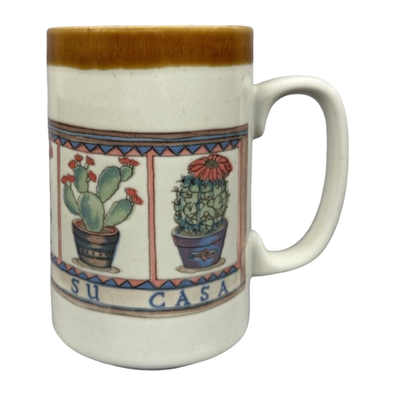 Mi Casa Es Su Casa Cacti Large Mug Otagiri