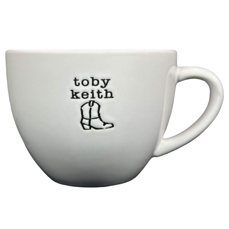 Toby Keith Etched Boot Mug