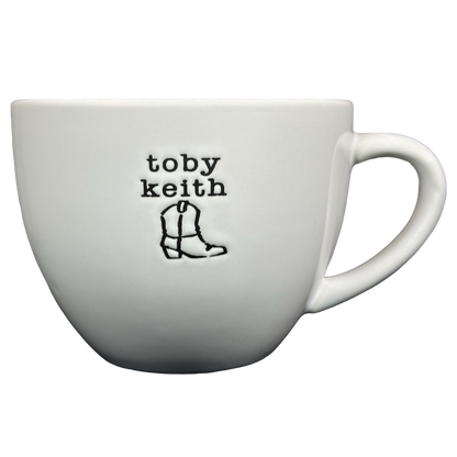 Toby Keith Etched Boot Mug