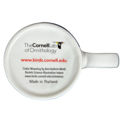 The Cornell Lab Of Ornithology Cedar Waxwing By Ann-Kathrin Wirth Mug