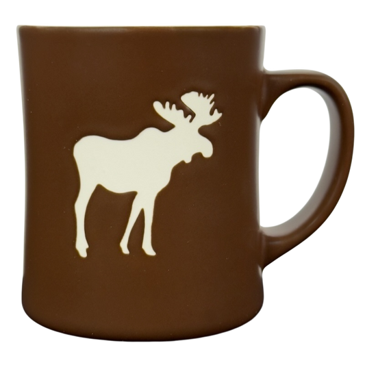 Moose Etched Brown Mug Starbucks