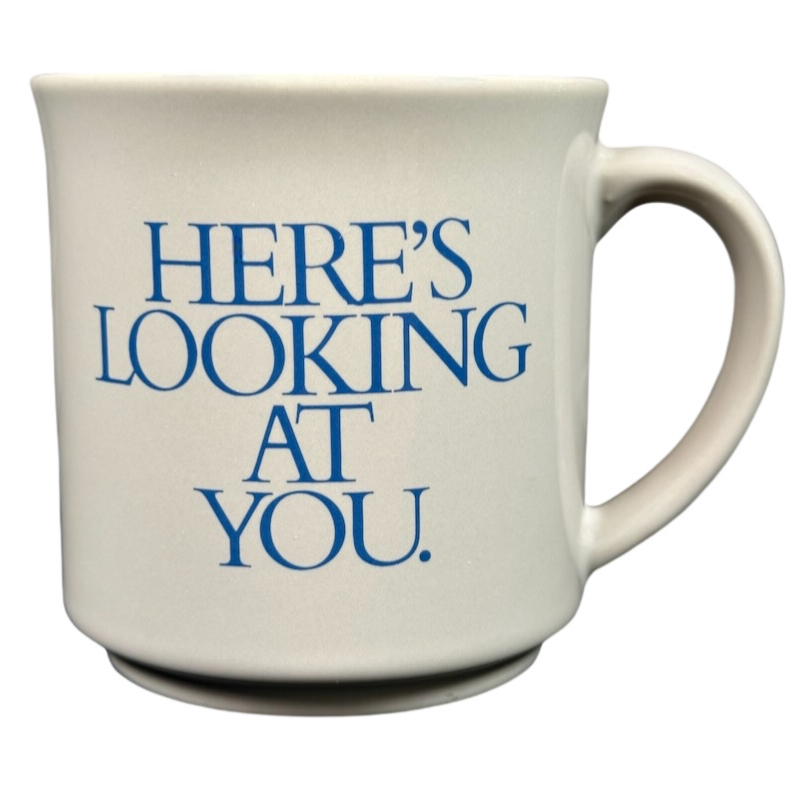 Here's Looking At You 3D Figural Hidden Surprise Blue Eyeball Mug Recycled Paper Products
