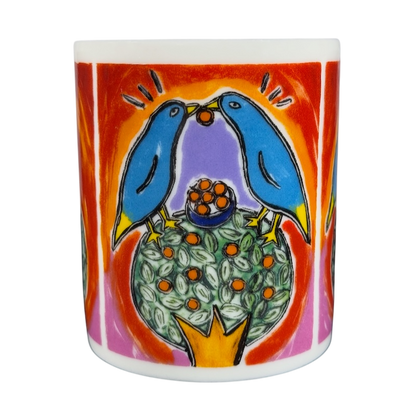 Wonderful World Colorful Birds Keiko Shindo Mug Chaleur