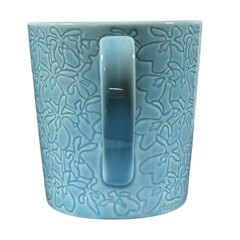 Design House Stockholm Embossed Floral 16oz Mug 2010 Starbucks