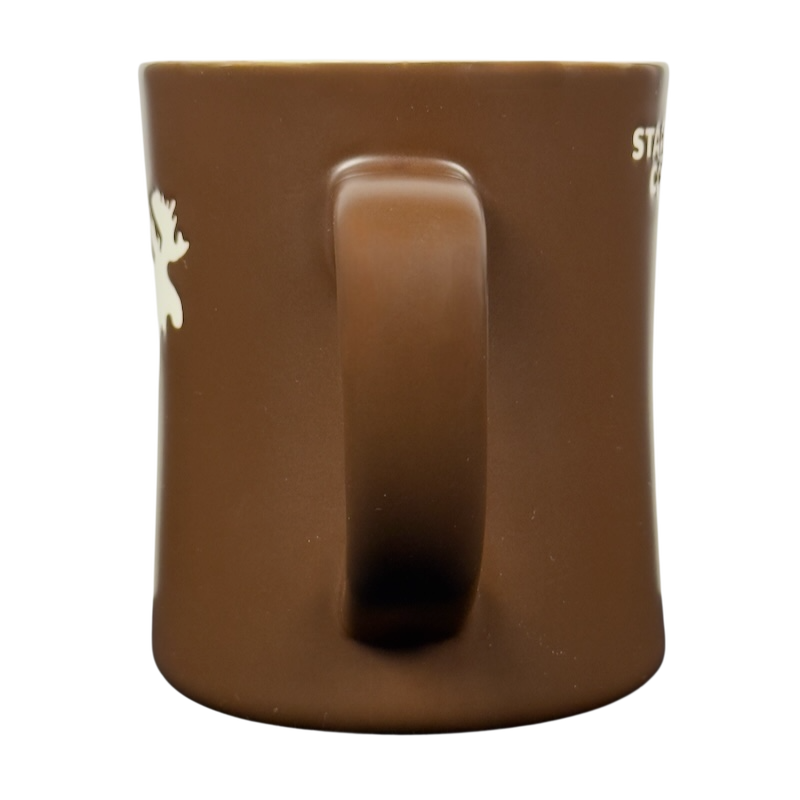 Moose Etched Brown Mug Starbucks