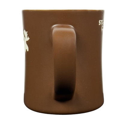 Moose Etched Brown Mug Starbucks