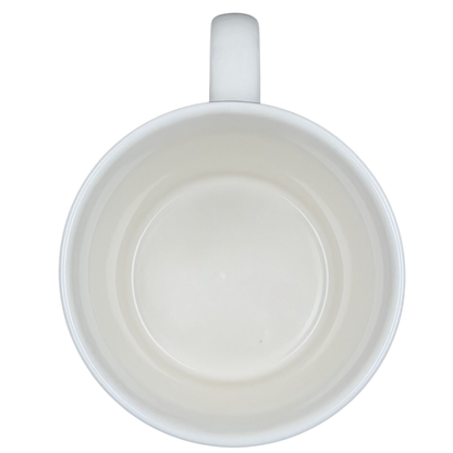 Blue Polka Dots & Stripes Mug 2004 Starbucks