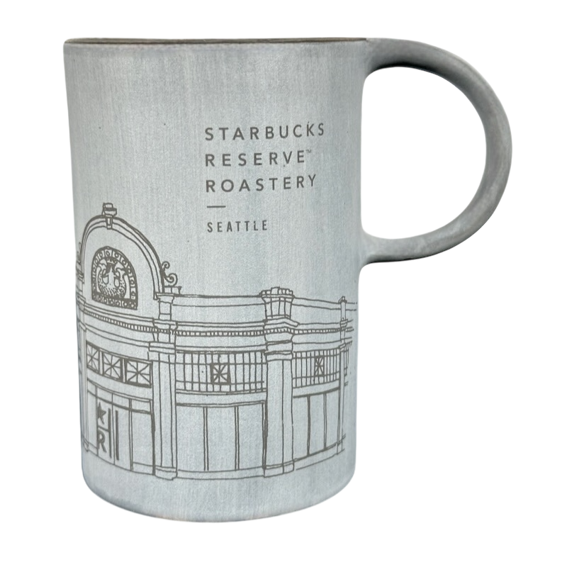 Reserve Roastery Seattle 10oz Gray Mug 2018 Starbucks