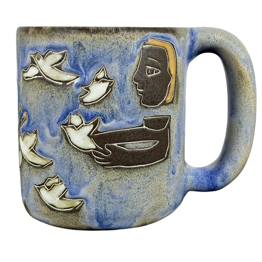 Person And Doves Mug Mara Mexico