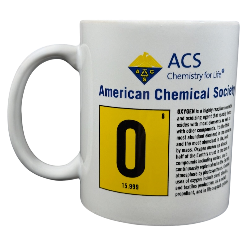 American Chemical Society Happy Anniversary Oxygen Mug