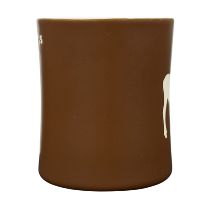 Moose Etched Brown Mug Starbucks