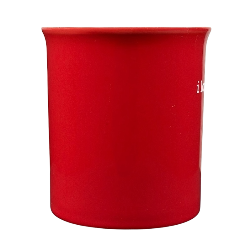 I Love You Red Mug With White Interior And Red Heart Inside THL